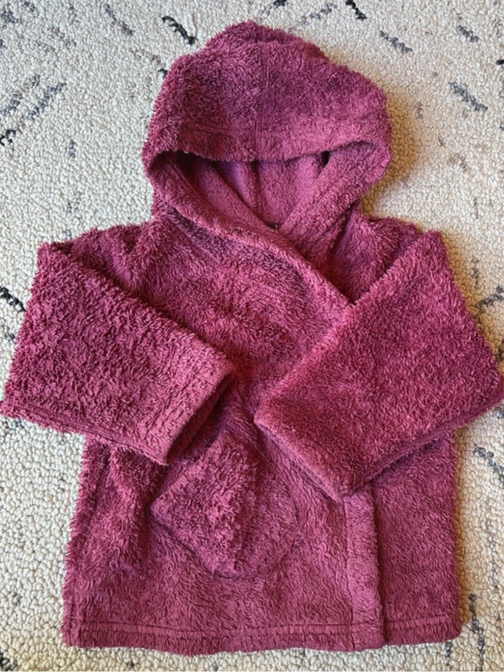 Patagonia Kids Toddler Los Gatos Hoody Fleece Jacket 24M Burgundy